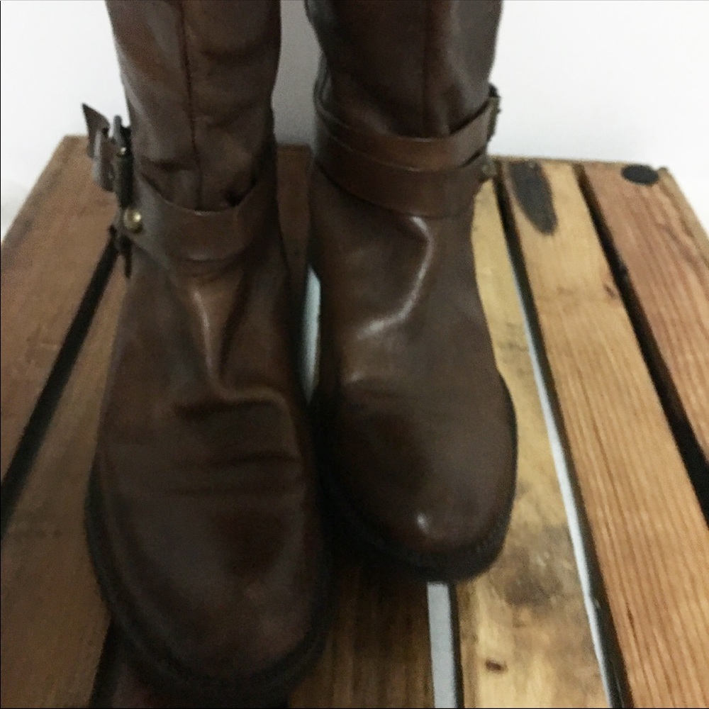 Vintage scene leather boots - Picture 6 of 10